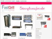 Tablet Screenshot of fastgrill.it